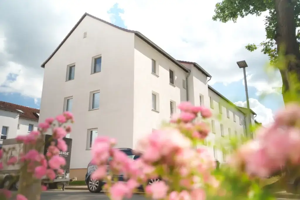 Luftaufnahme der Wohnanlage