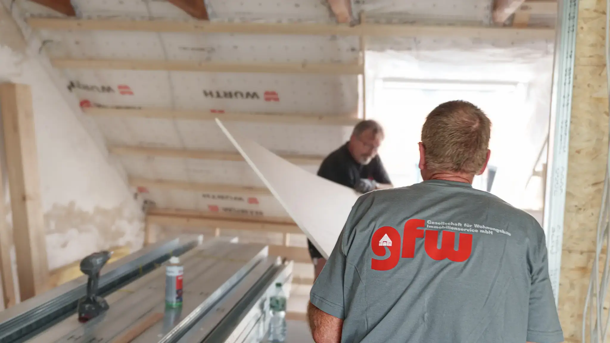 Luftaufnahme der Wohnanlage