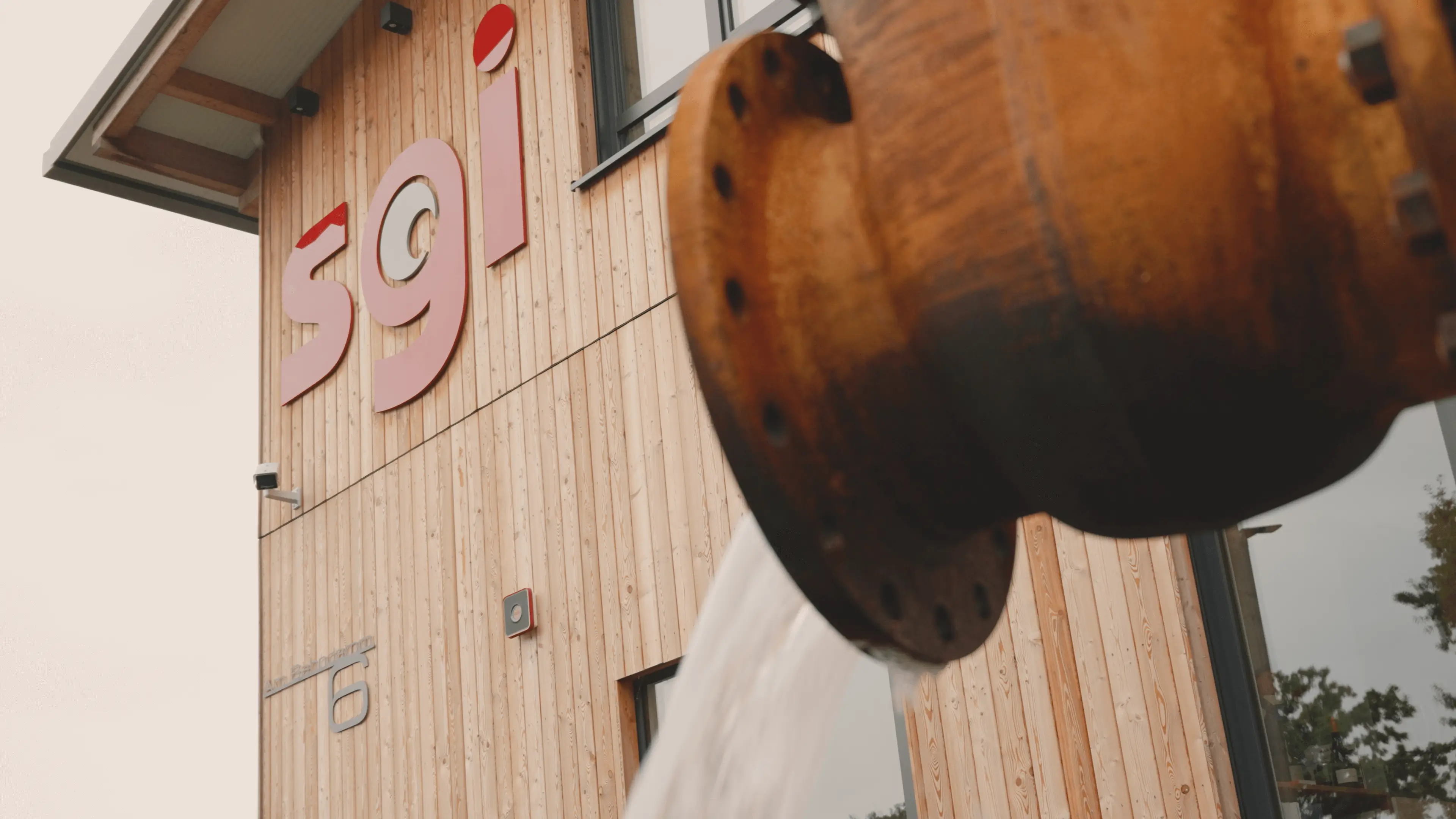 Luftaufnahme der Wohnanlage